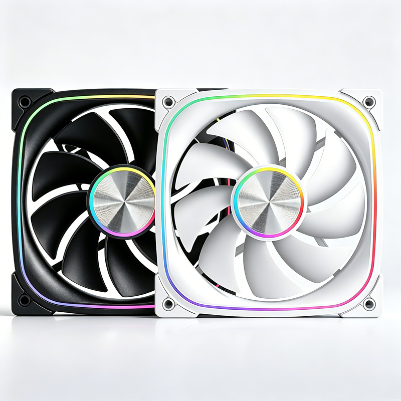 Desk Setup Lamp - Prism 9Pro Fan 12cm Desktop Computer
