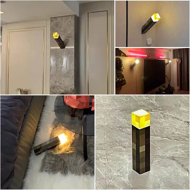 Desk Setup Lamp - Torch LED Lamp Potion Bottle Light
