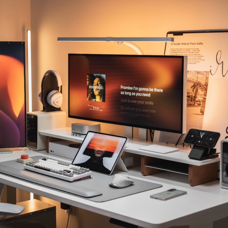 Modern Monitor Riser Stand Erg - огляд і ціна Desk Setup For Laptop And Monitor