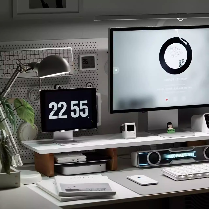 Modern Monitor Riser Stand Erg - огляд і ціна Desk Setup For Laptop And Monitor