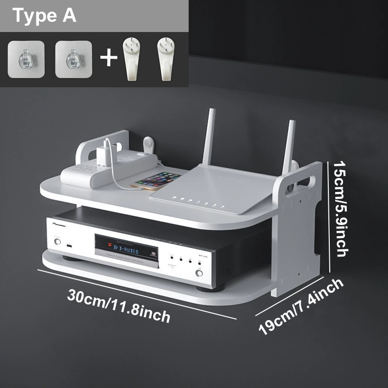 Wall-Mounted Router Cable Orga - огляд і ціна Desk Setup Desk