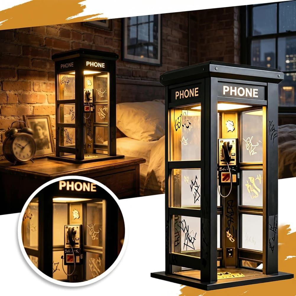 Retro Graffiti Phone Booth Tab - огляд і ціна Desk Setup Lamp