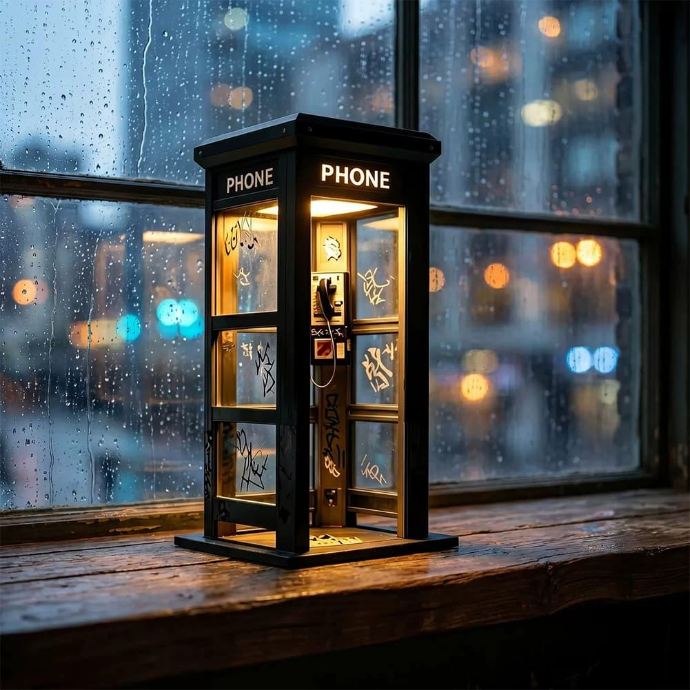 Retro Graffiti Phone Booth Tab - огляд і ціна Desk Setup Lamp