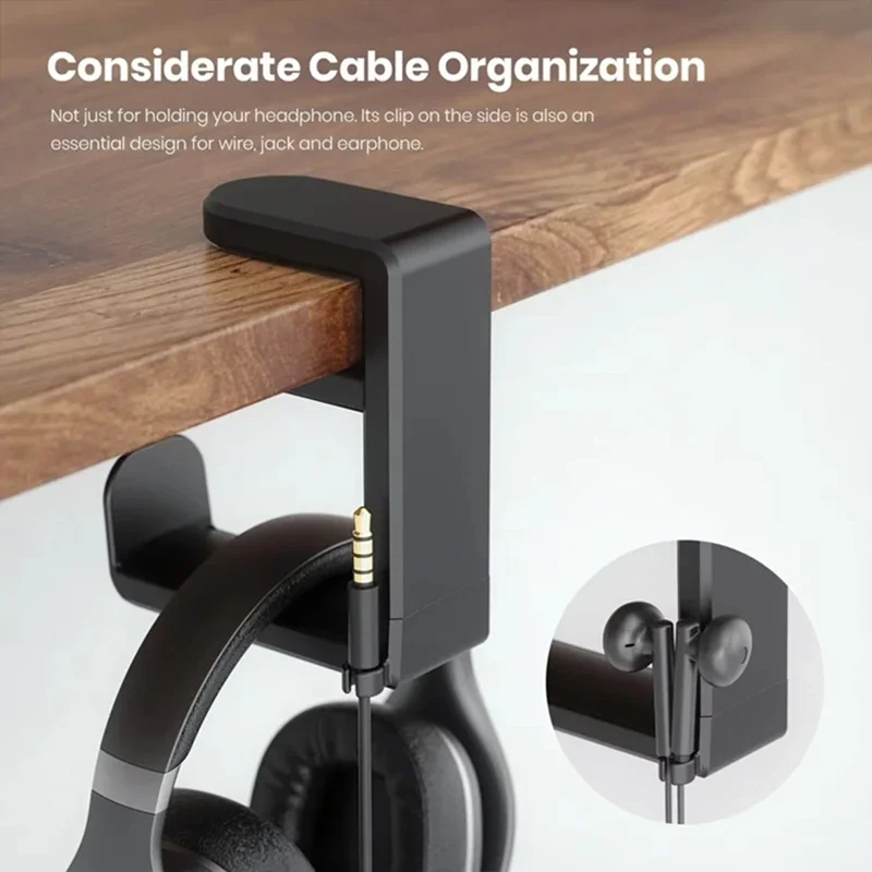No Punch Table Clip Hook Headp - огляд і ціна Desk Setup Desk