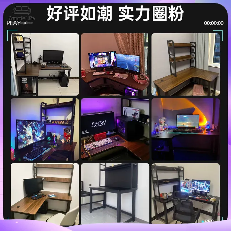 Corner Gaming Desk Computer De - огляд і ціна Desk Setup Gaming Pc