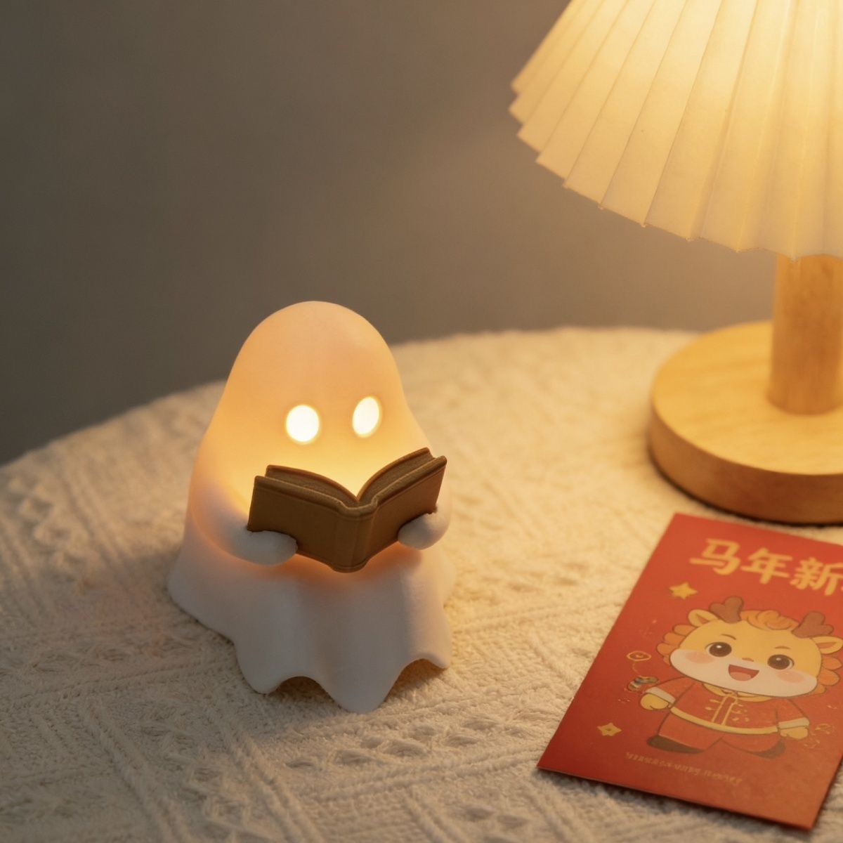 Cute Reading Ghost Led Night L - огляд і ціна Desk Setup Lamp