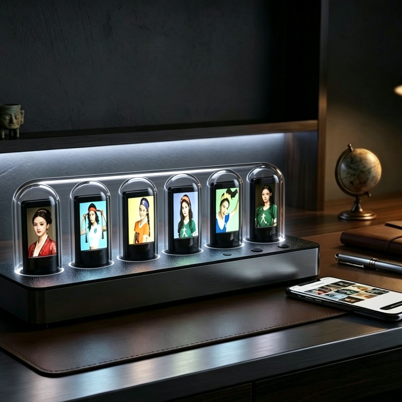 IPS‑Simulated Nixie Tube Clock - огляд і ціна Desk Setup Artist