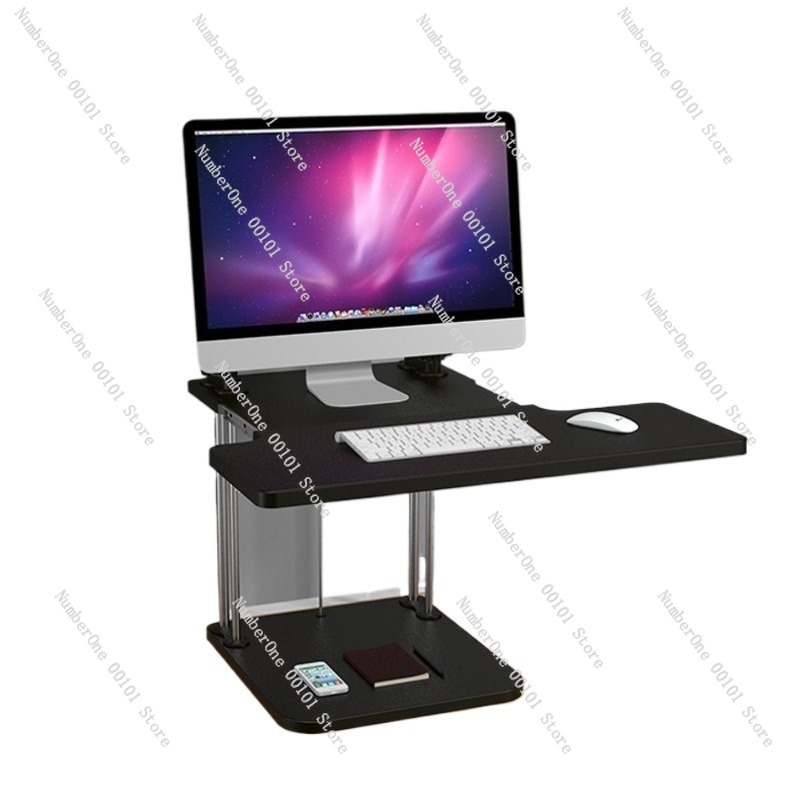 Height-Adjustable Standing Des - огляд і ціна Desk Setup For Laptop And Monitor