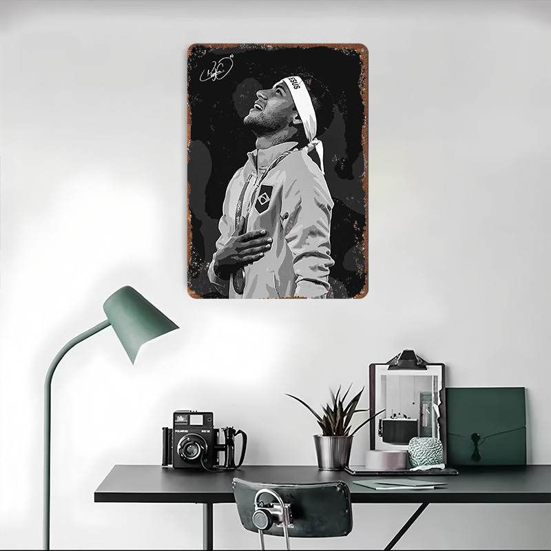 Neymar Jr. Portrait Poster Cus - огляд і ціна Desk Setup Poster