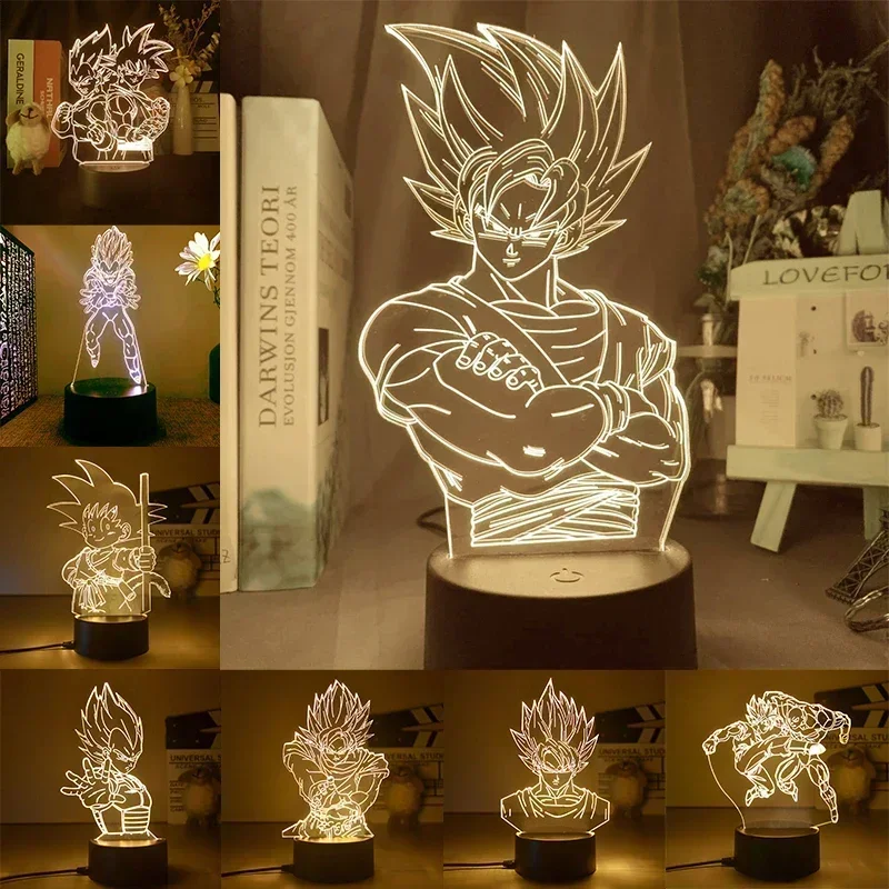 Dragon Ball Z Super Saiyan Veg - огляд і ціна Desk Setup Lamp