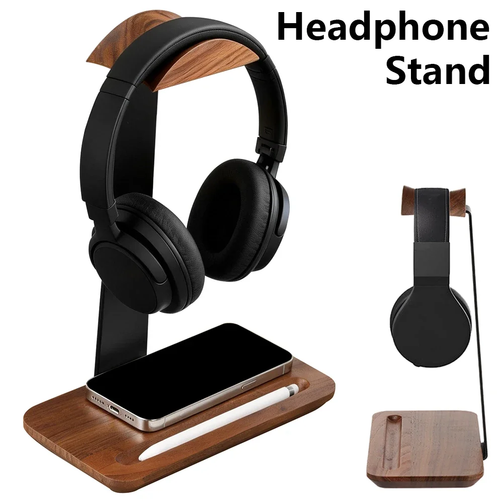 Universal Wood Headphone Stand - огляд і ціна Desk Setup Desk