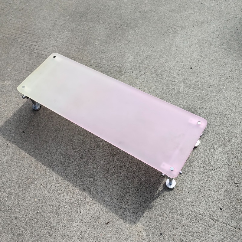 ‌Aesthetic Pink Gradient Acryl - огляд і ціна Desk Setup For Laptop And Monitor