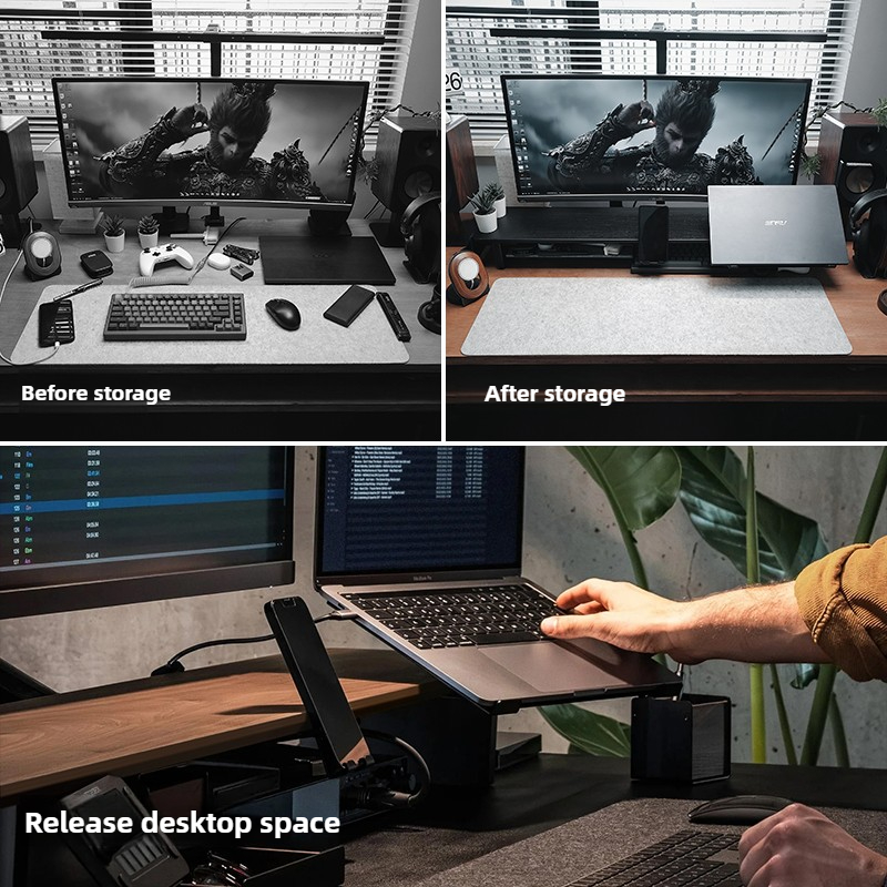 Modular Monitor Riser Stand Er - огляд і ціна Desk Setup For Laptop And Monitor