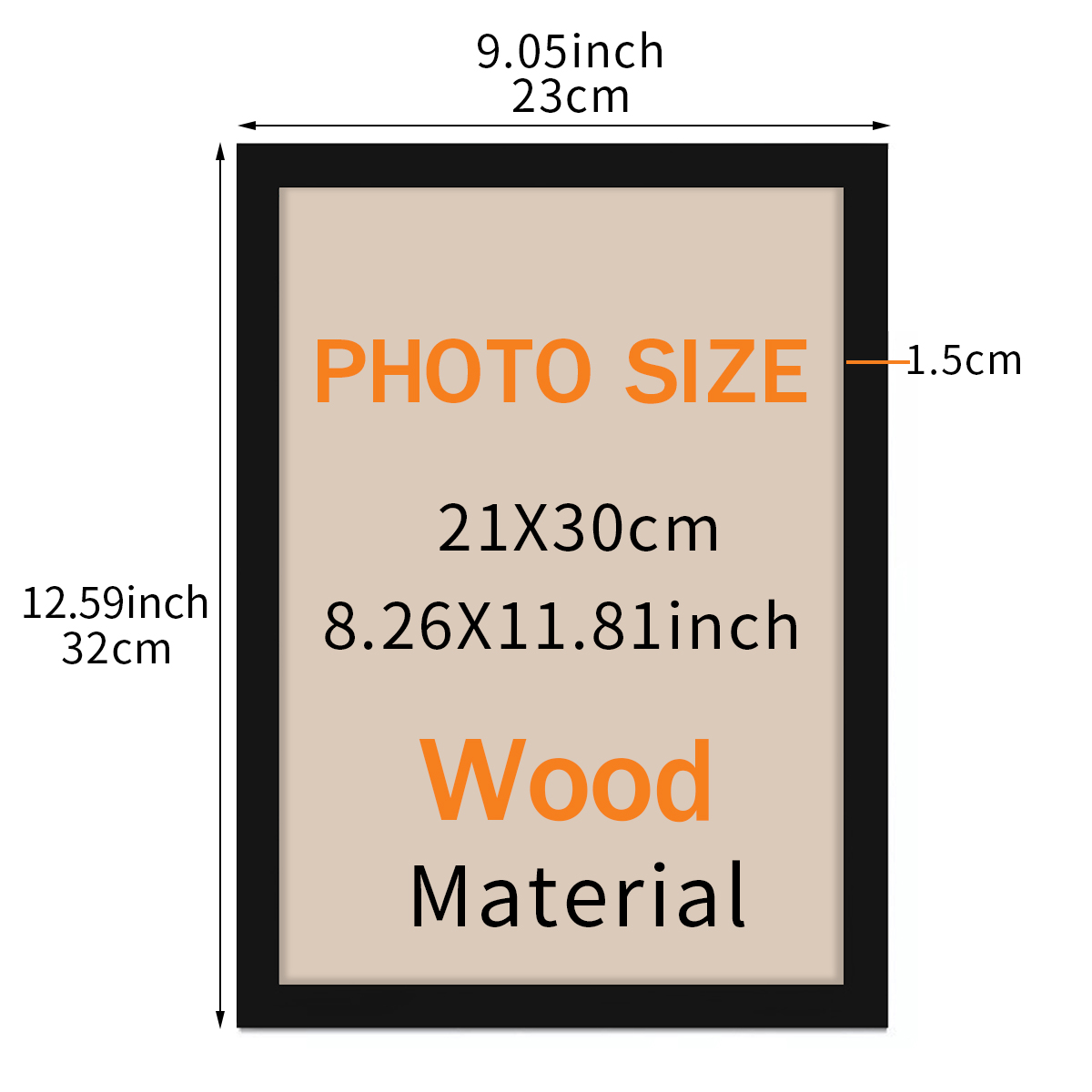 A4 Wooden Photo Frame Anime Be - огляд і ціна Desk Setup Poster