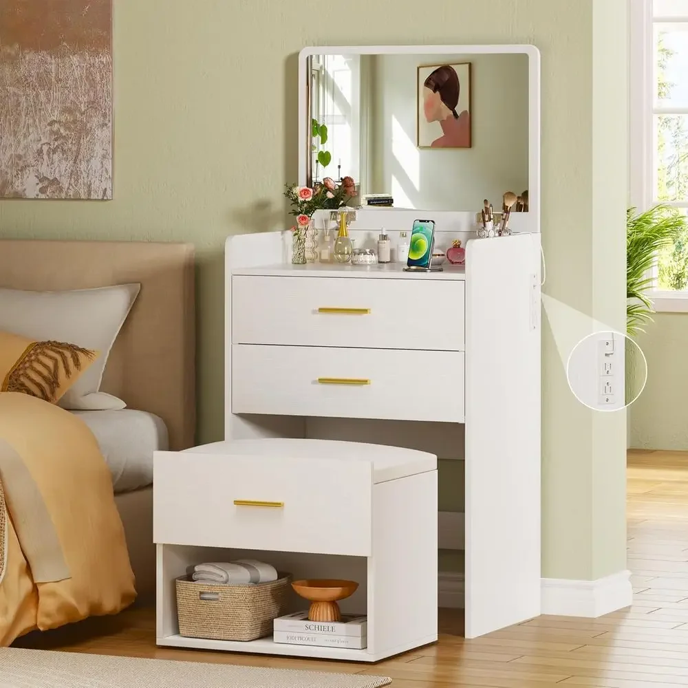 3-in-1 Vanity Desk with Flip-U - огляд і ціна Desk Vanity Setup