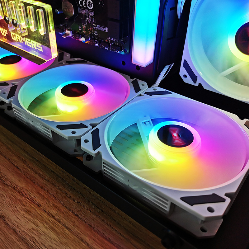 ARGB 120mm Case Fan 5V 3PIN Mo - огляд і ціна Desk Setup Lamp