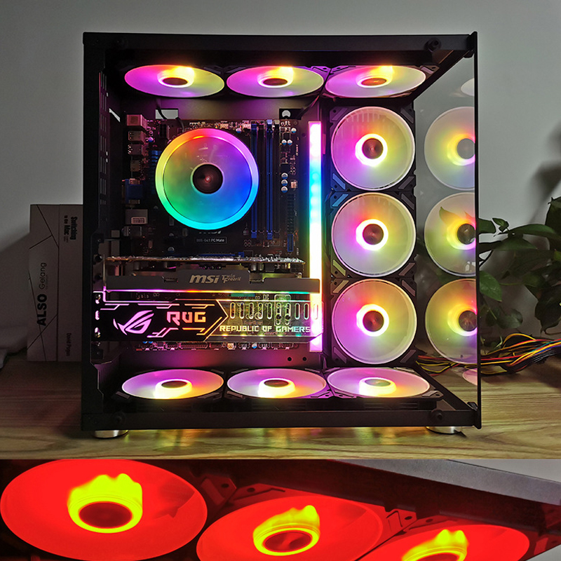 ARGB 120mm Case Fan 5V 3PIN Mo - огляд і ціна Desk Setup Lamp