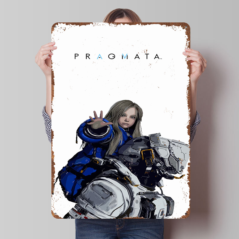 Pragmata Game Character Metal  - огляд і ціна Desk Setup Poster