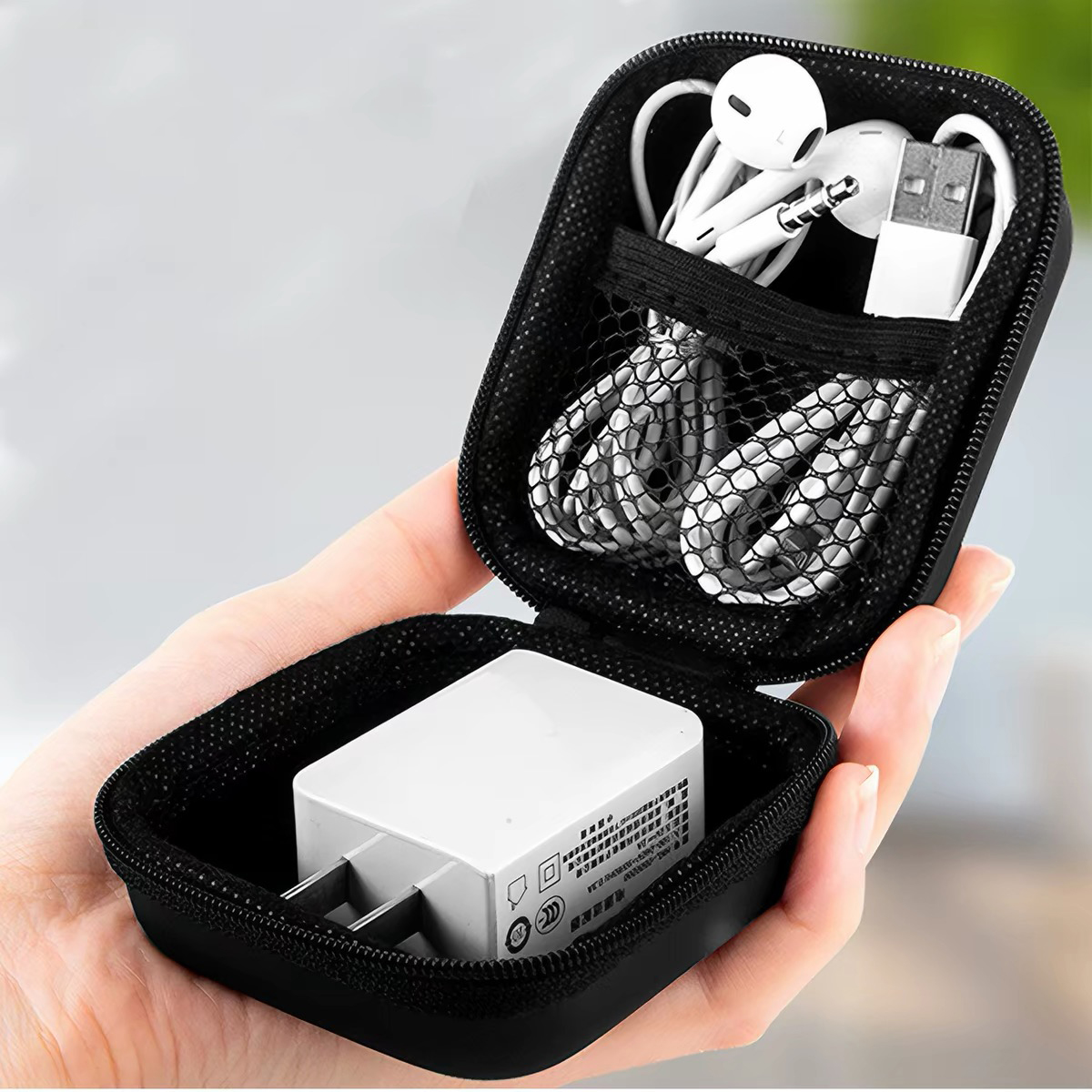 EVA Hard Shell Waterproof Cabl - огляд і ціна Cable Box Organizer