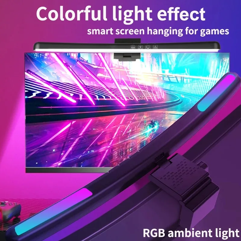 Computer Monitor Light Bar RGB - огляд і ціна Desk Setup Desk